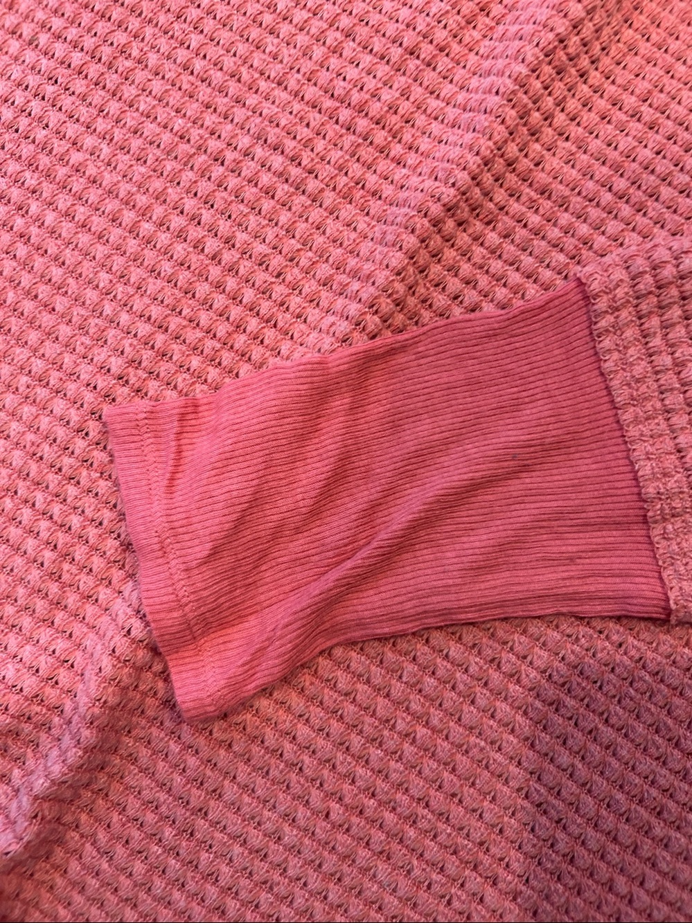 Coral Waffle Knit Long-Sleeve Top - Sundance - Picture 2 of 4